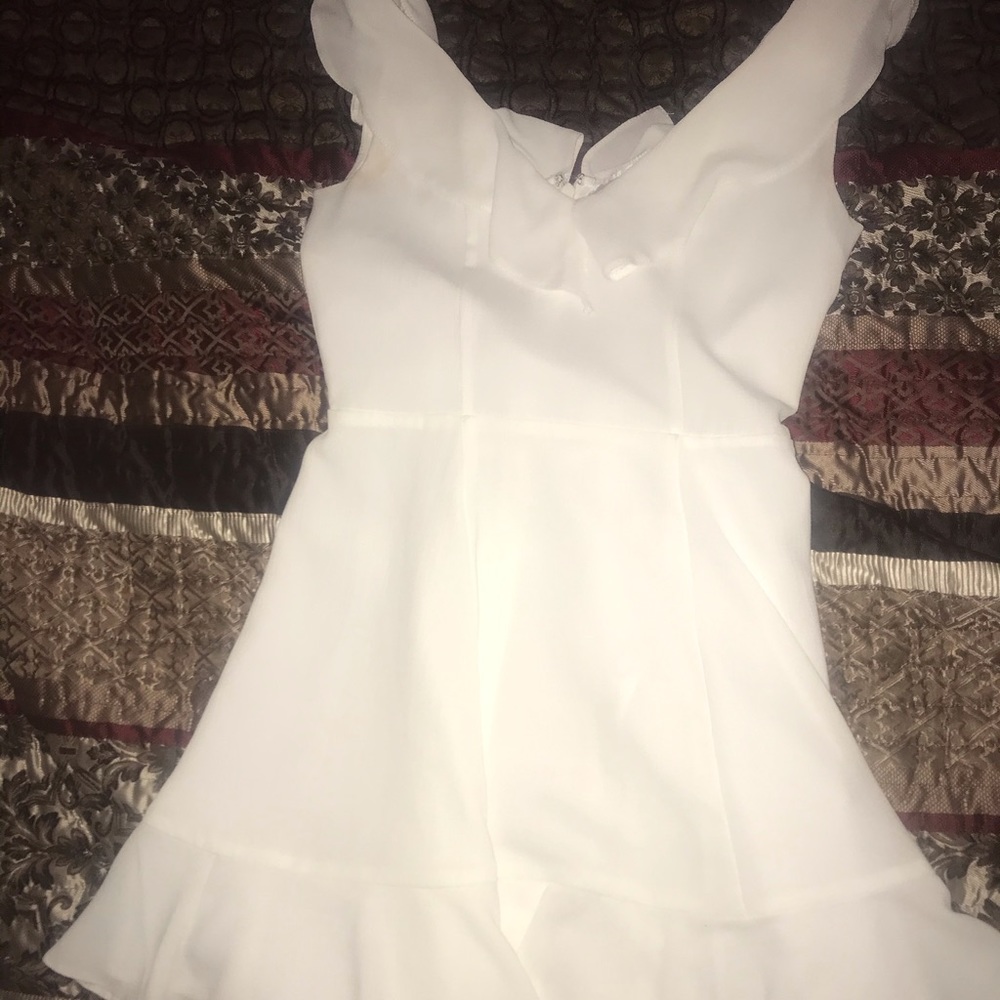 White flowy dress